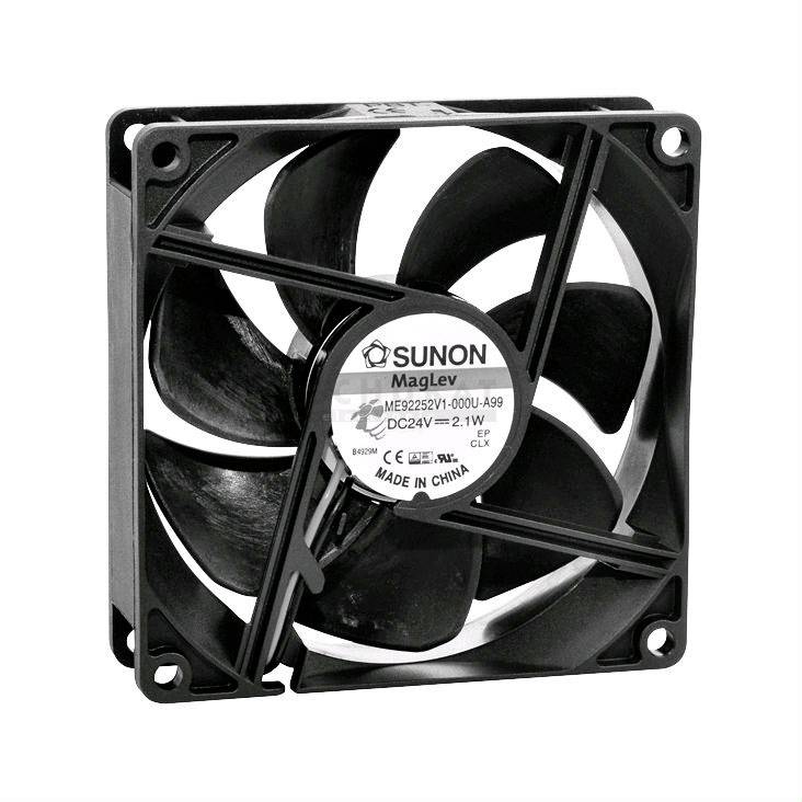 Sunon EE92251B1-A99 aksijalni ventilator 12 V/DC 87,47 m³/h 92 x 92 x 25 mm