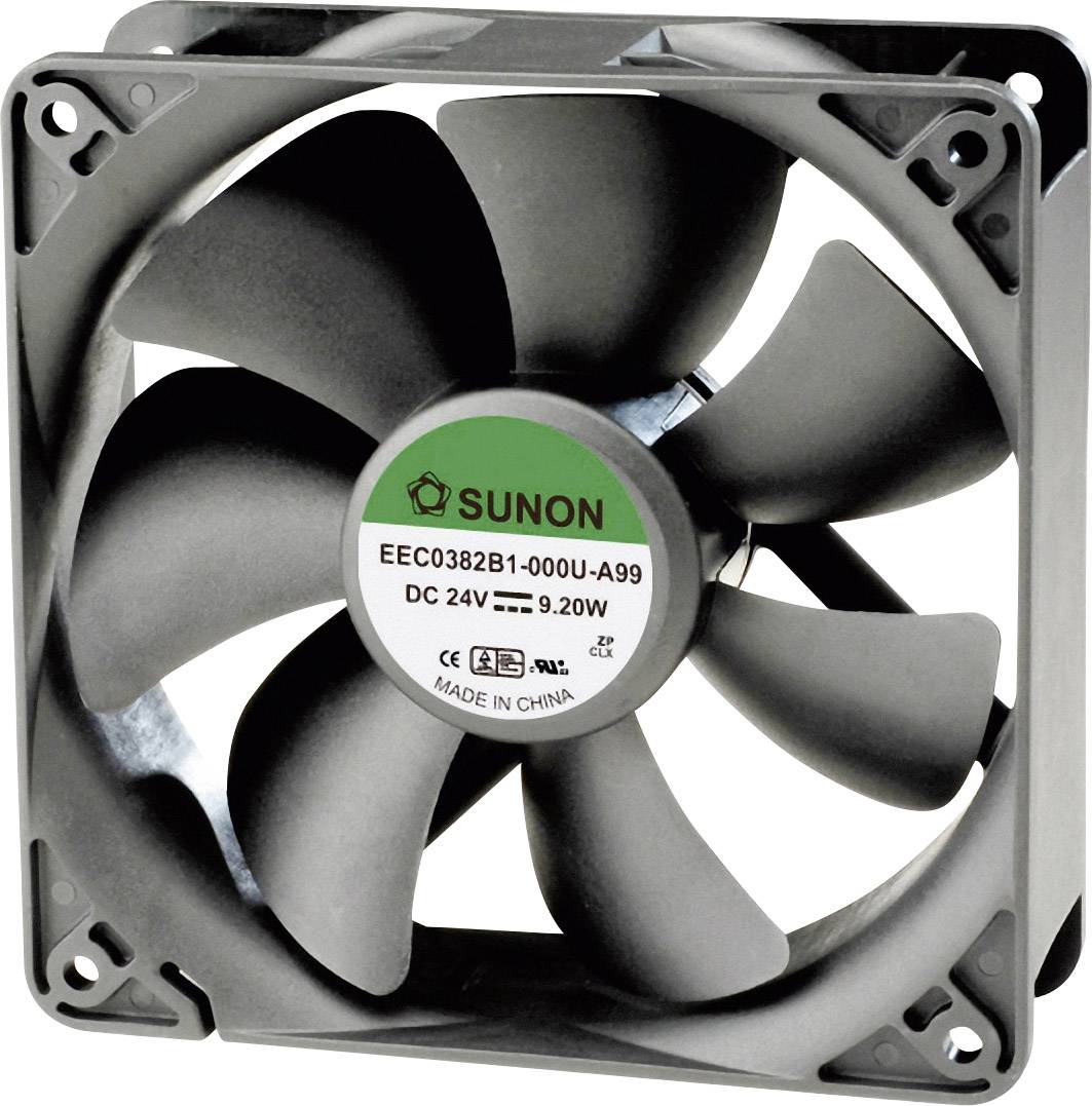 Sunon EEC0382B1-A99 aksijalni ventilator 24 V/DC 234,4 m³/h 120 x 120 x 38 mm