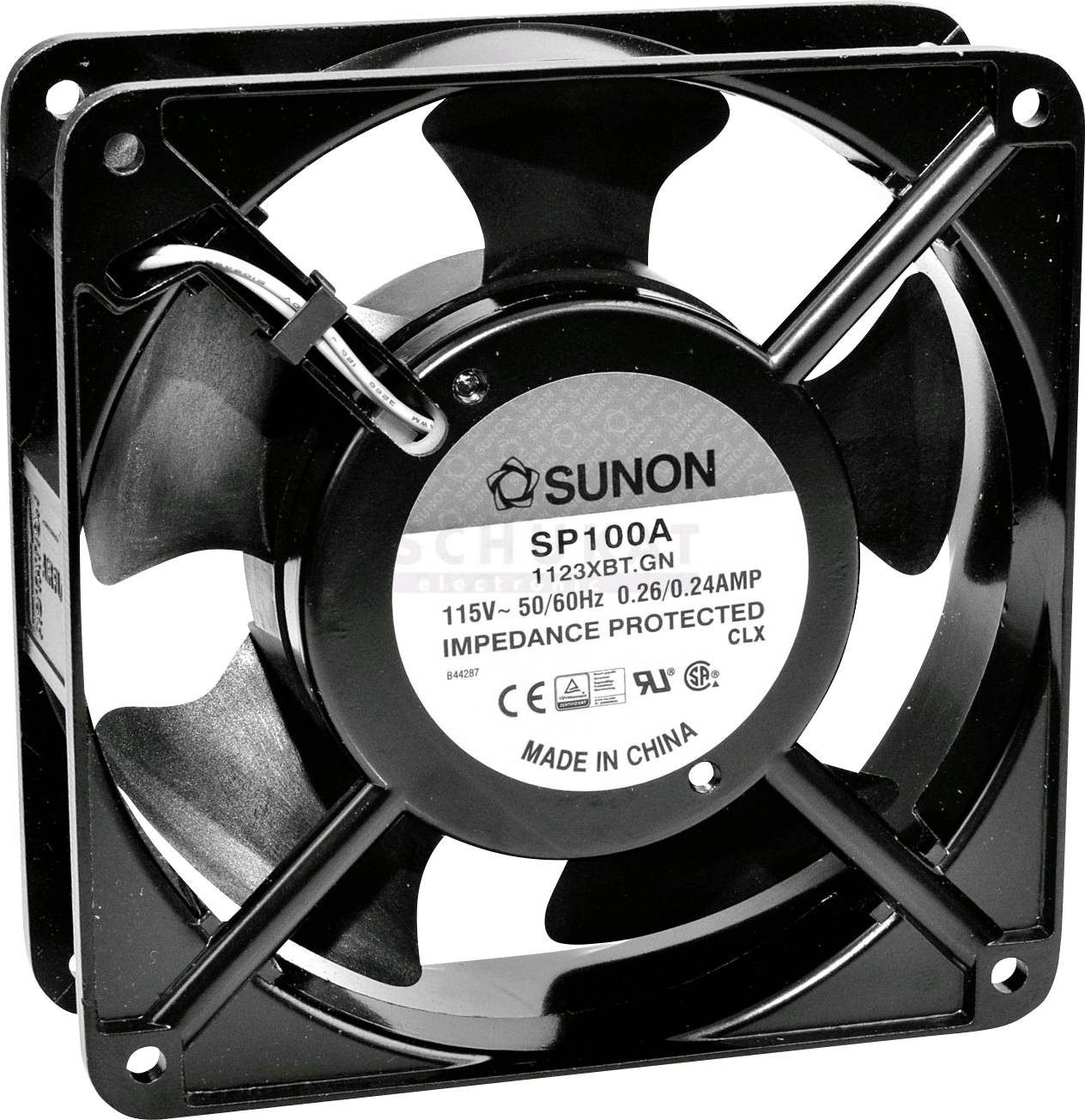 Sunon A2123HST aksijalni ventilator 230 V/AC 161,36 m³/h 120 x 120 x 38 mm