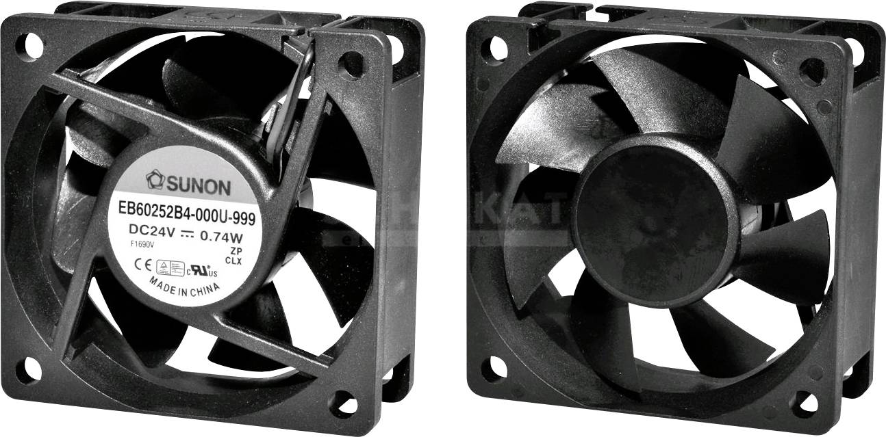 Sunon EE60252B1-A99 aksijalni ventilator 24 V/DC 39,91 m³/h 60 x 60 x 25 mm