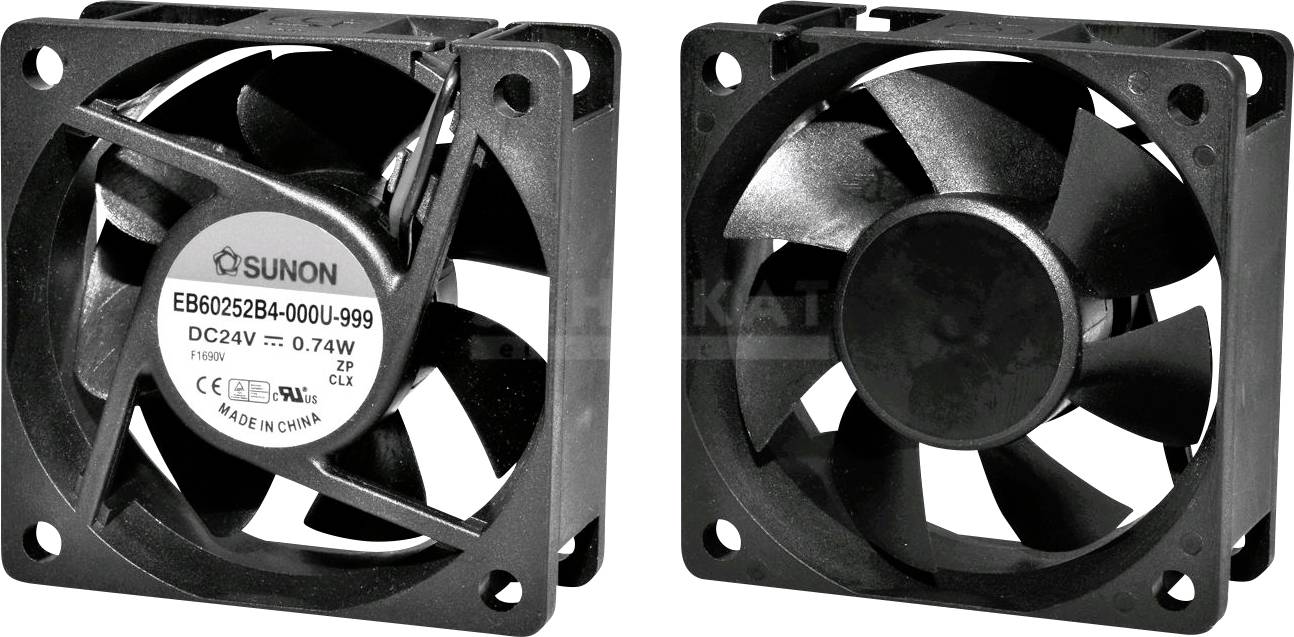 Sunon MF60252V11000UA99 aksijalni ventilator 24 V/DC 39,91 m³/h 60 x 60 x 25 mm