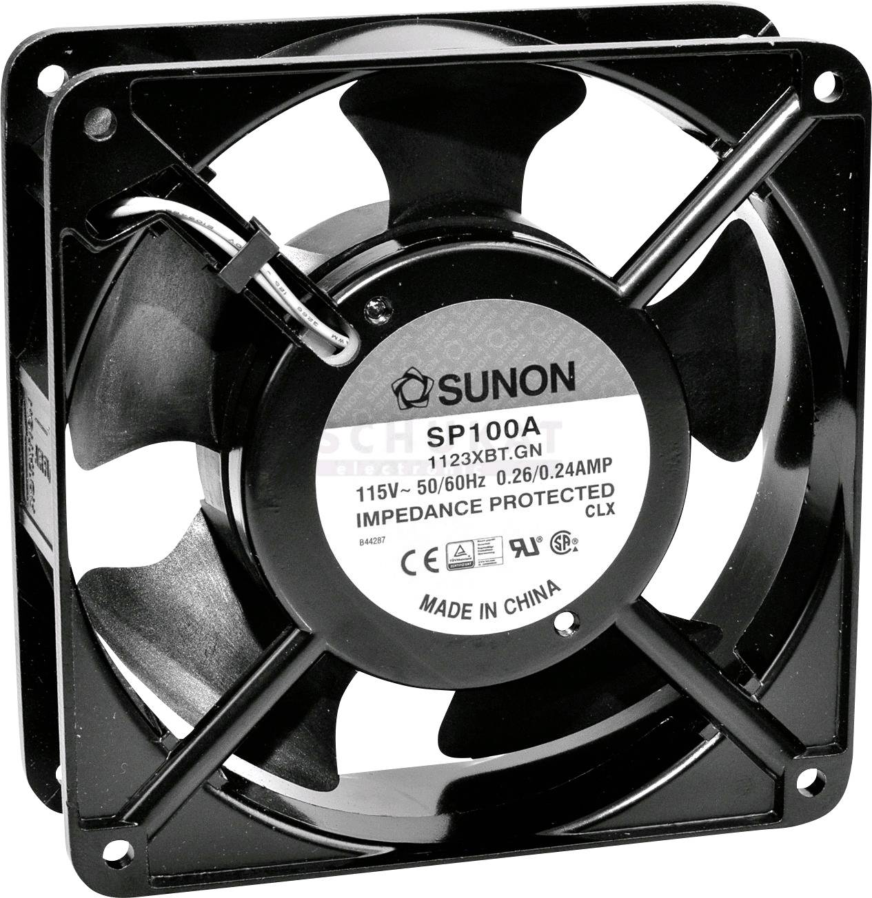 Sunon DP203A2123LBTA24 aksijalni ventilator 230 V/AC 93,42 m³/h 120 x 120 x 38 mm