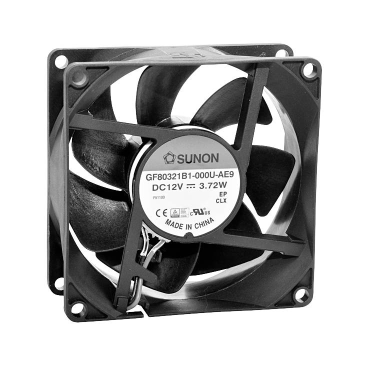 Sunon GF80321B1-000U-AE9 aksijalni ventilator 12 V/DC 100,89 m³/h 32 x 80 x 80 mm