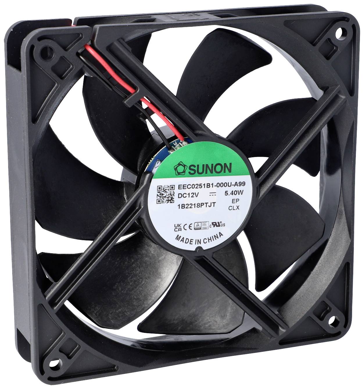 Sunon MEC0252V2-000U-A99 aksijalni ventilator 24 V/DC 157,97 m³/h 25 x 120 x 120 mm