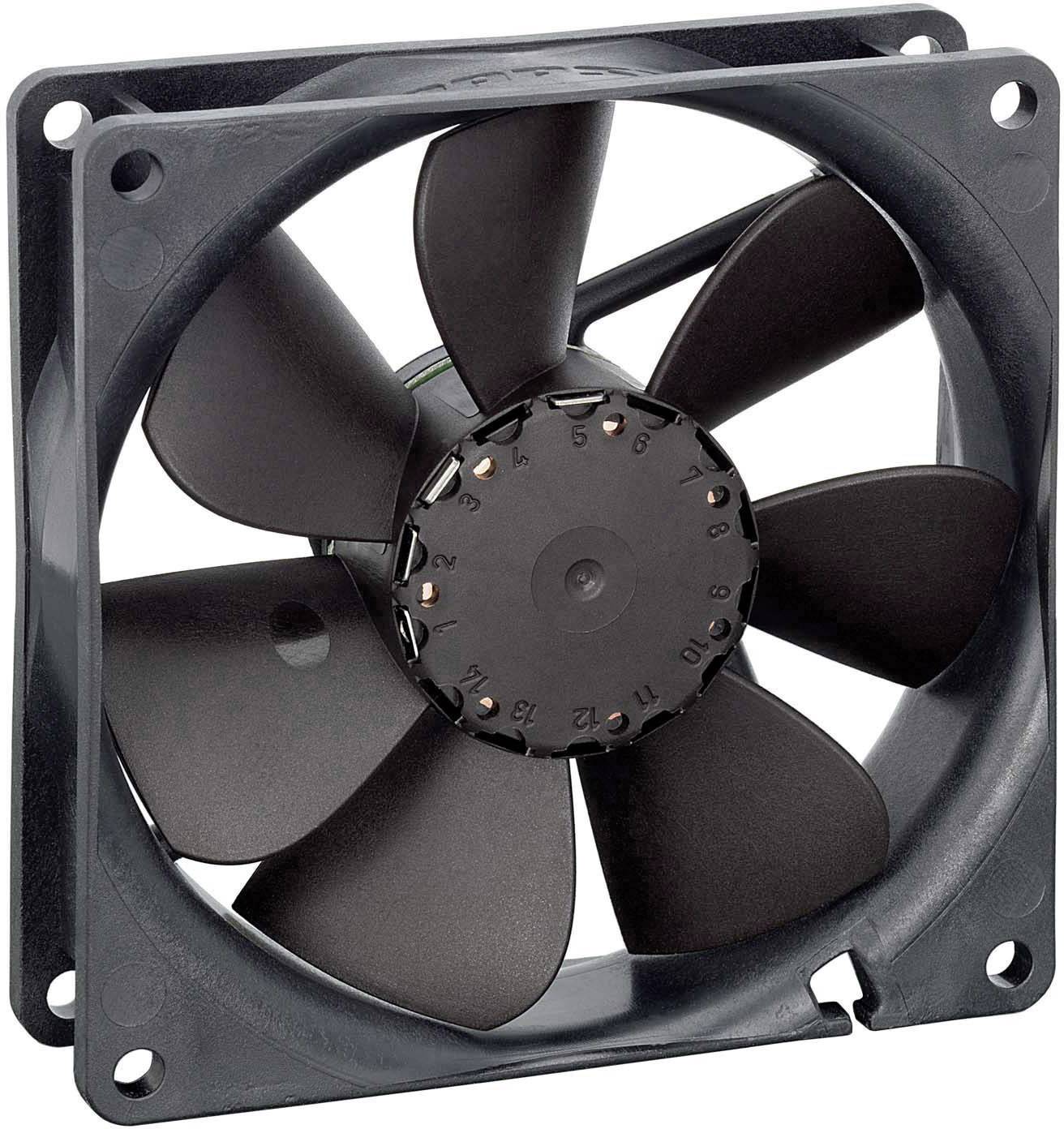 EBM Papst 3414 N aksijalni ventilator 24 V/DC 82 m³/h 92 x 92 x 25,4 mm