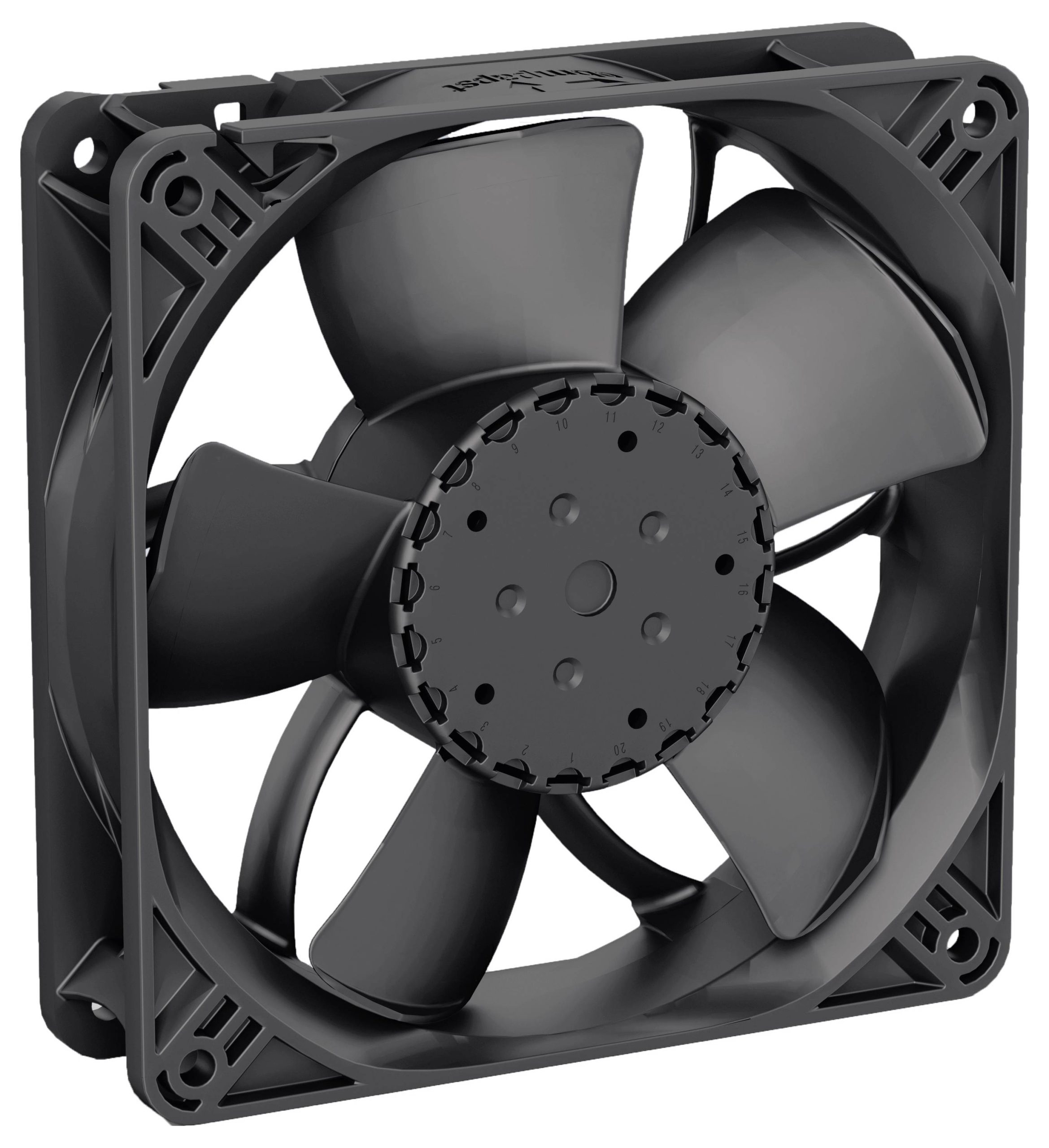 EBM Papst 4314NNR aksijalni ventilator 24 V/DC 187 m³/h 119 x 119 x 32 mm