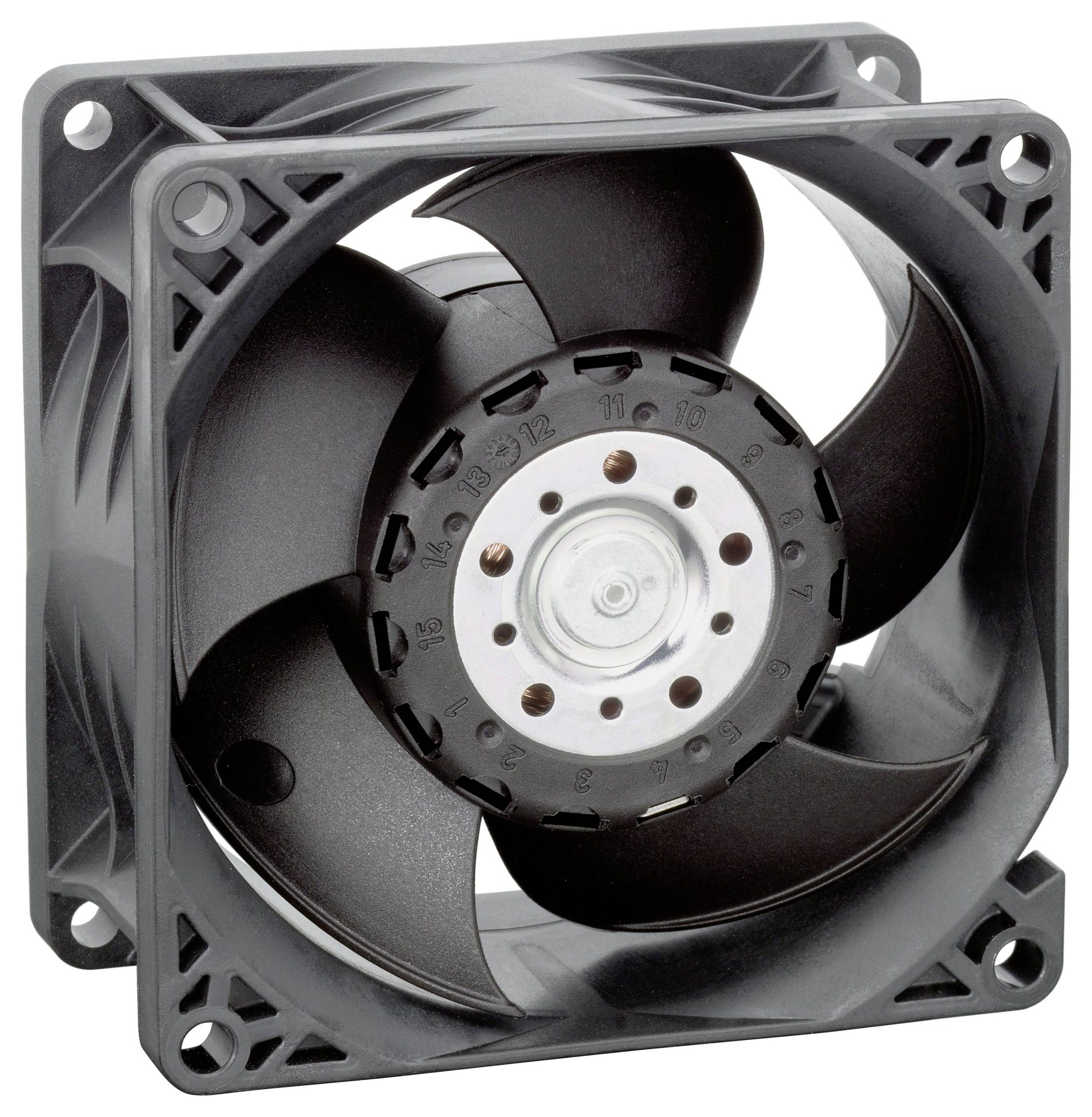 EBM Papst 8214J/2H4P aksijalni ventilator 24 V/DC 220 m³/h 80 x 80 x 38 mm radni napon 12 - 27,6 V/DC