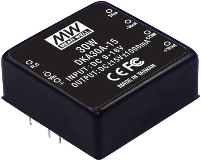 MEAN WELL DKA30C-15 DC/DC pretvarač 36 V/DC → 15 V/DC 30 W