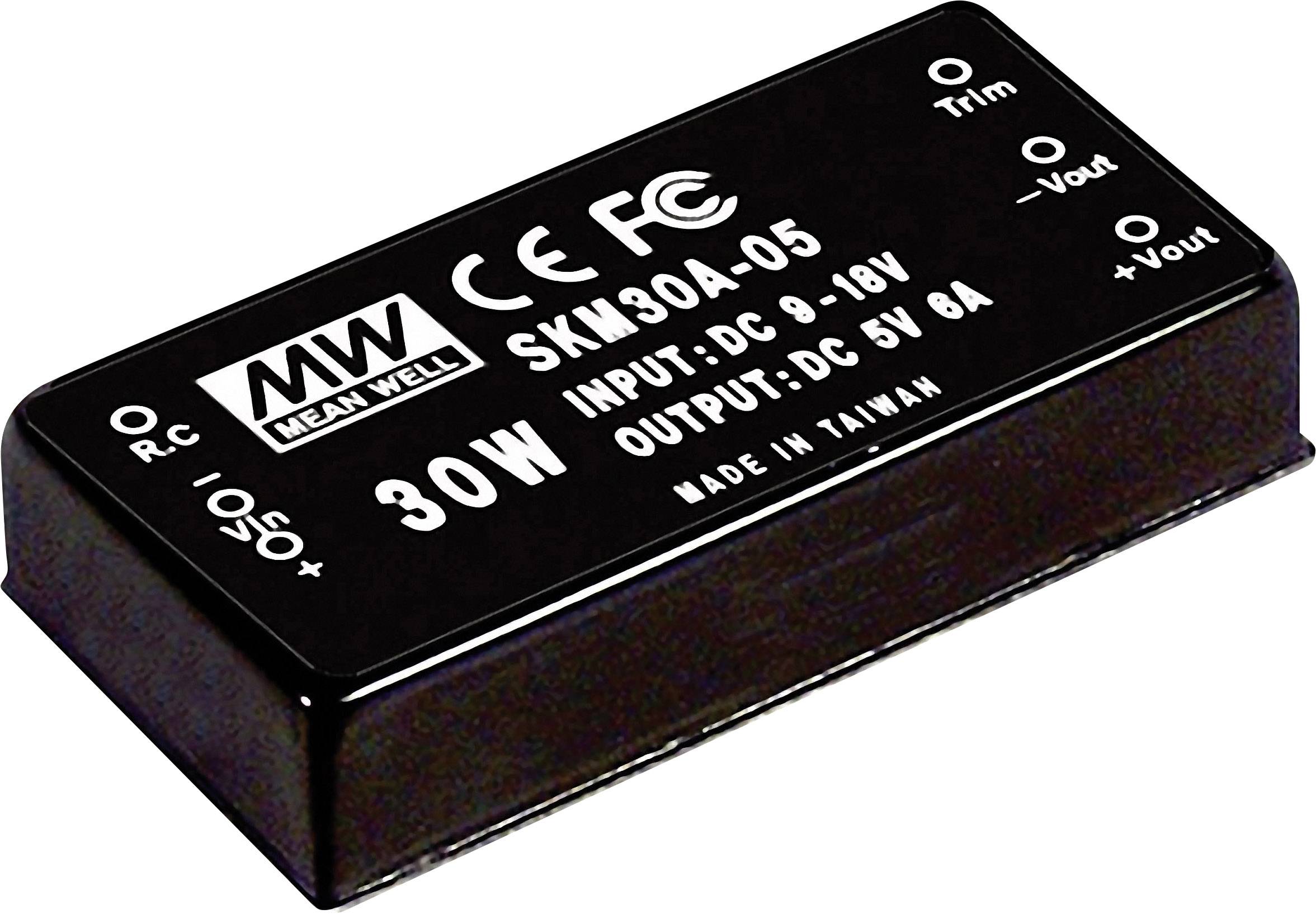 MEAN WELL SKM30B-05 DC/DC pretvarač 18 V/DC → 5 V/DC 30 W