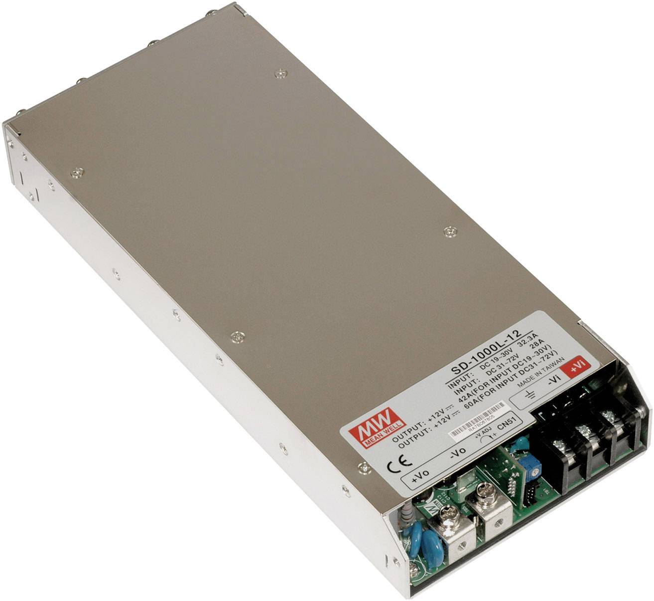 MEAN WELL SD-1000H-48 DC/DC pretvarač 72 V/DC → 48 V/DC 1008 W