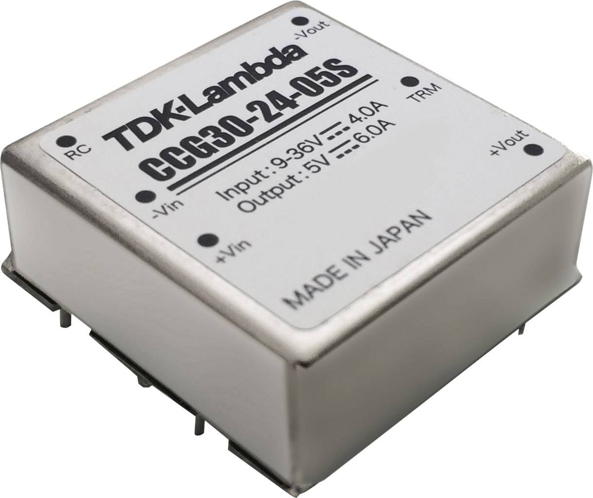 TDK-Lambda CCG30-24-12S DC/DC pretvarač za štampanu ploču 9 V/DC → 12 V 2,5 A 30,0 W