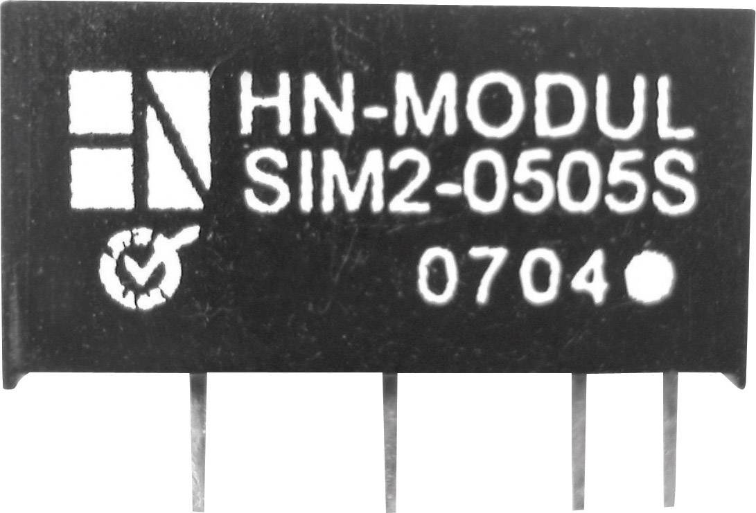 HN Power SIM2-0515S-SIL7 DC/DC pretvarač za štampanu ploču 5 V/DC → 15 V/DC 132 mA 2 W