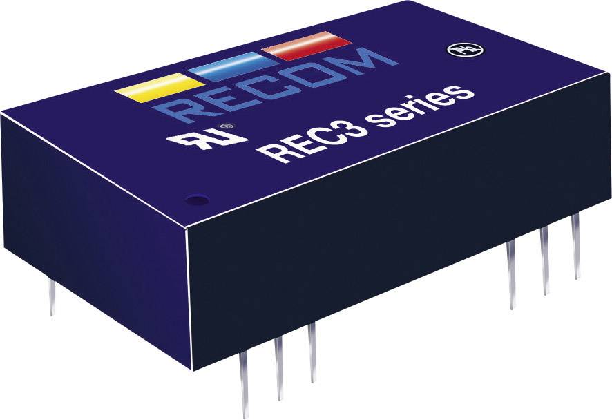 RECOM REC3-0515DR/H1 DC/DC pretvarač za štampanu ploču 5 V/DC → 15 V/DC, -15 V/DC 100 mA 3 W