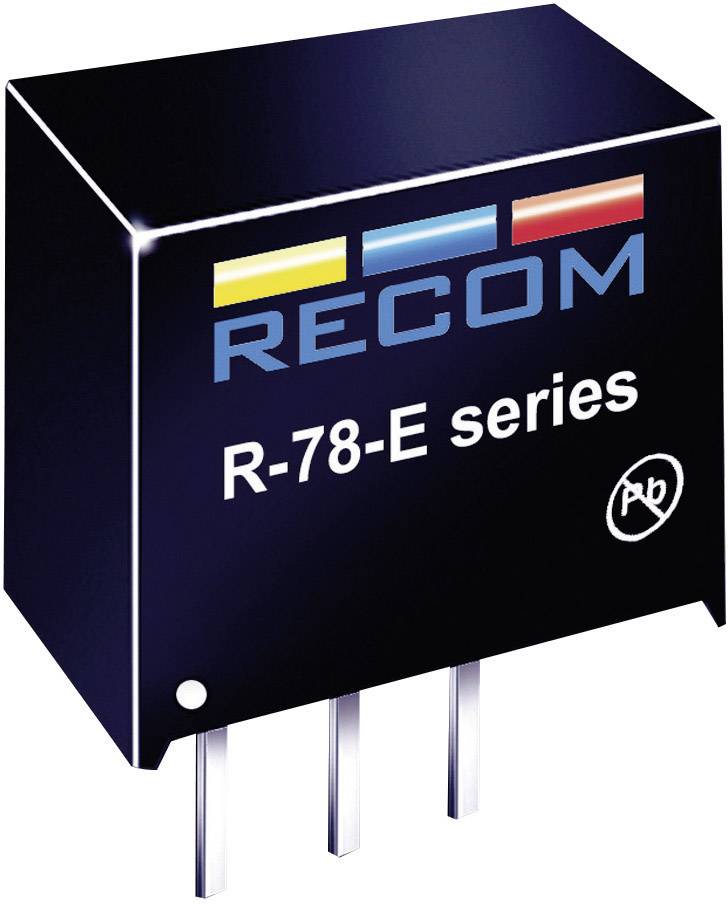 RECOM R-78E5.0-0.5 DC/DC pretvarač za štampanu ploču 24 V/DC → 5 V/DC 500 mA