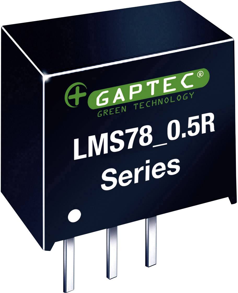 Gaptec LMS78_05-0.5R DC/DC pretvarač za štampanu ploču 24 V/DC → 5 V/DC 500 mA 2,5 W