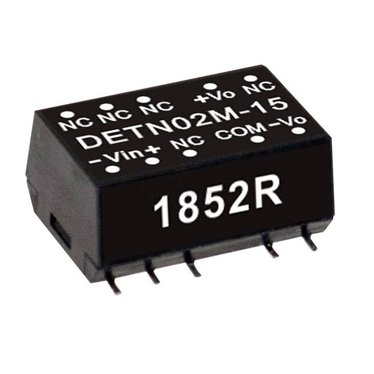 MEAN WELL DETN02N-15 DC/DC pretvarački modul 21,6 V/DC → 15 V/DC, -15 V/DC 67 mA 2 W