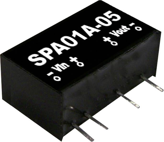 MEAN WELL SPA01A-12 DC/DC pretvarački modul 9 V/DC → 12 V/DC 83 mA 1 W
