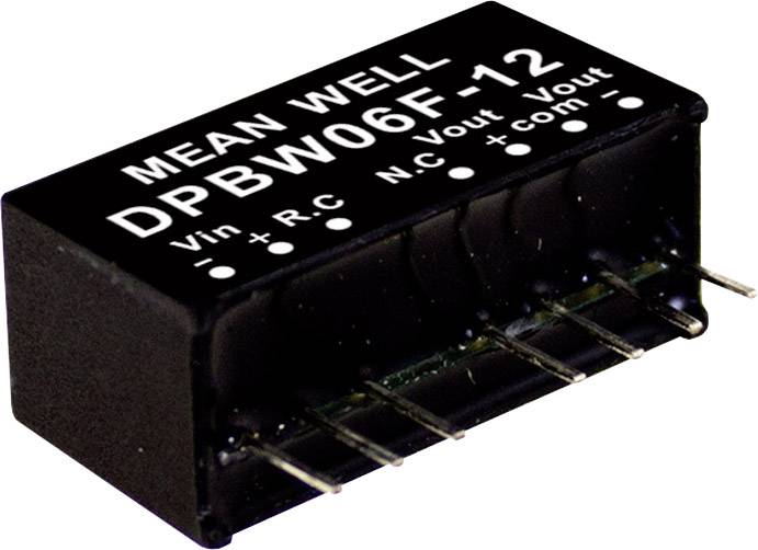 MEAN WELL DPBW06G-05 DC/DC pretvarački modul 18 V/DC → 5 V/DC, -5 V/DC 600 mA 6 W