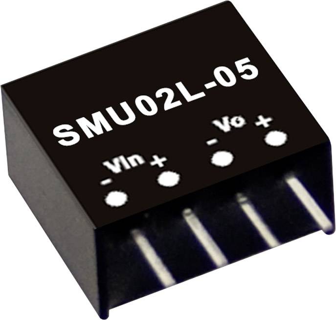 MEAN WELL SMU02N-05 DC/DC pretvarački modul 21,6 V/DC → 5 V/DC 400 mA 2 W