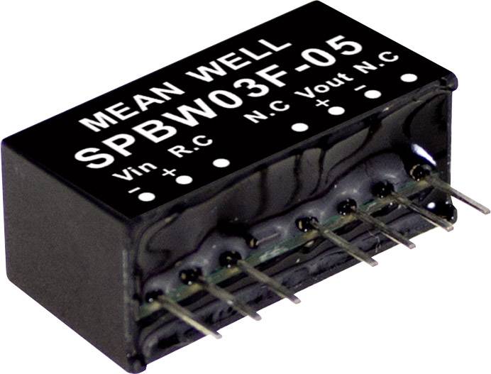 MEAN WELL SPBW03G-15 DC/DC pretvarački modul 18 V/DC → 15 V/DC 200 mA 3 W