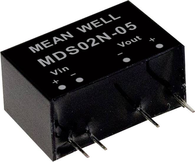 MEAN WELL MDS02N-12 DC/DC pretvarački modul 21,6 V/DC → 12 V/DC 167 mA 2 W
