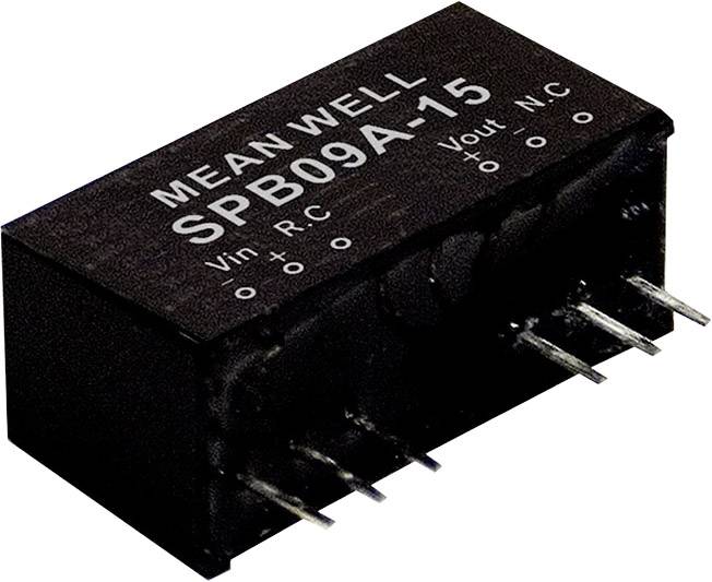 MEAN WELL SPB09C-12 DC/DC pretvarački modul 36 V/DC → 12 V/DC 750 mA 9 W