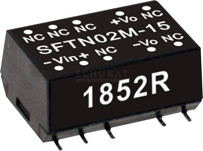 MEAN WELL SFTN02L-12 DC/DC pretvarački modul 4,5 V/DC → 12 V/DC 167 mA 2 W