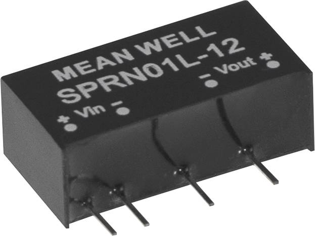 MEAN WELL SPRN01N-15 DC/DC pretvarač 22,8 V/DC → 15 V/DC 67 mA 1 W