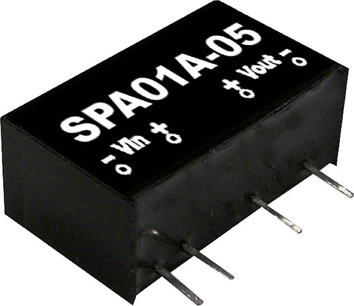 MEAN WELL SPA01C-15 DC/DC pretvarač 36 V/DC → 15 V/DC 67 mA 1 W