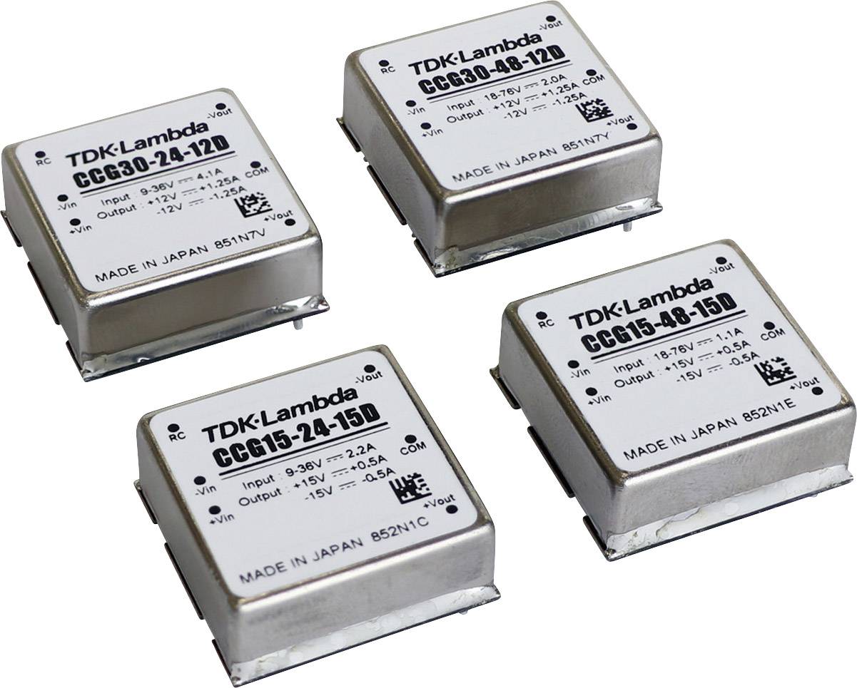 TDK-Lambda CCG15-24-12S DC/DC pretvarač za štampanu ploču 9 V → 12 V 1,3 A 15,6 W