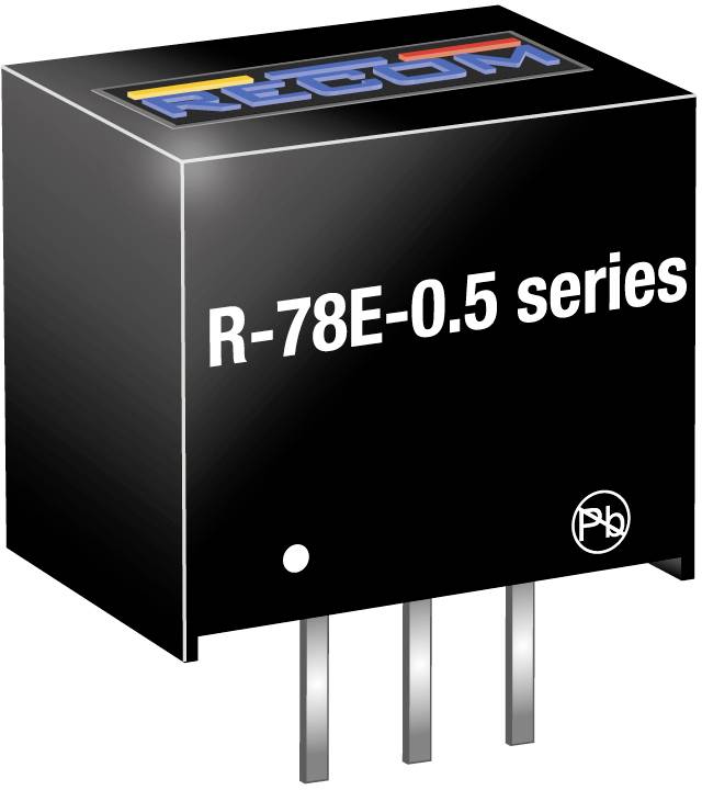 RECOM R-78E12-0.5 DC/DC pretvarač za štampanu ploču 500 mA SIP-3