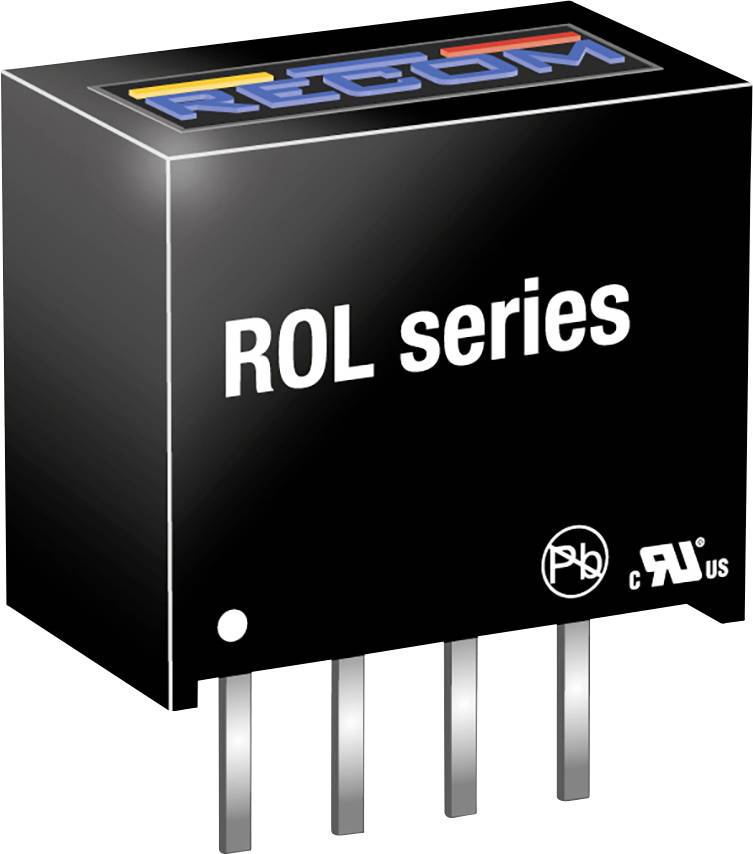 RECOM ROL-0505S DC/DC pretvarač za štampanu ploču 5 V → 5 V 100 mA 0,5 W