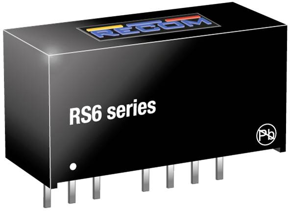 RECOM RS6-2412D DC/DC pretvarač za štampanu ploču 18 V → 12 V 250 mA 6 W