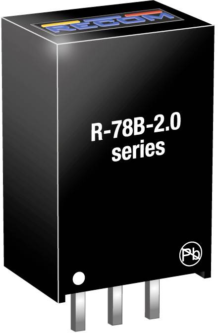 RECOM R-78B3.3-2.0 DC/DC pretvarač za štampanu ploču 4,75 V → 3,3 V 2 A SIP-3