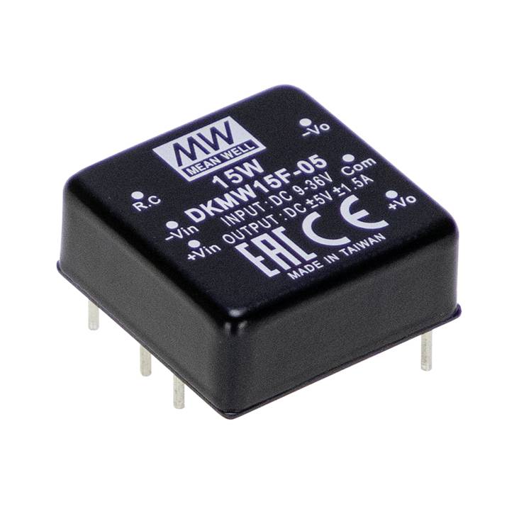 MEAN WELL DKMW15F-12 DC/DC pretvarač 24 V → 12 V 0,625 A 15 W