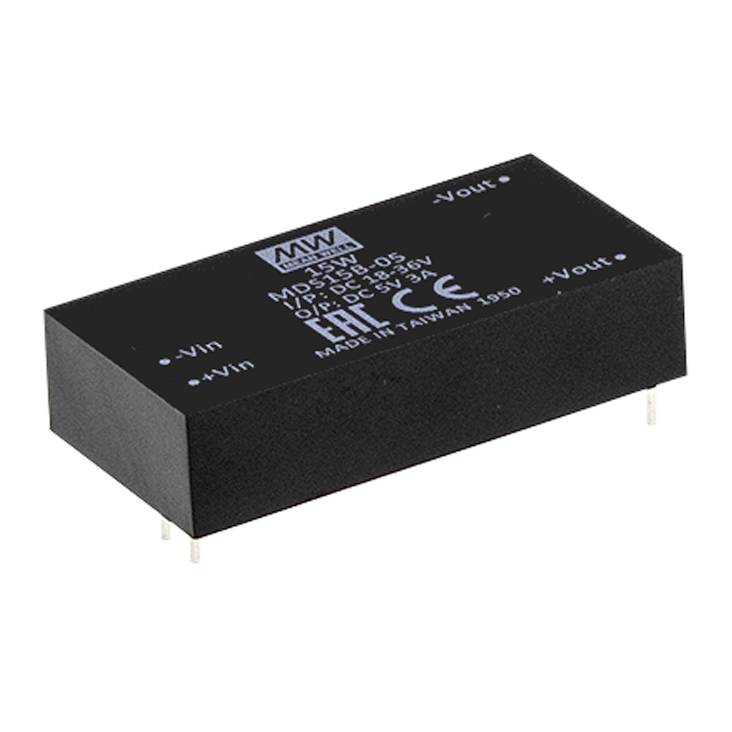 MEAN WELL MDS15A-05 DC/DC pretvarač 12 V → 5 V 3 A 15 W