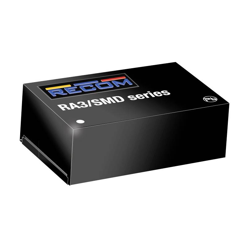 RECOM RA3-121503D/SMD DC/DC pretvarač 12 V → -3 V, 15 V -0,5 A 3 W