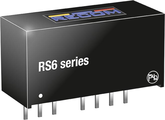 RECOM RS6-1212S DC/DC pretvarač 9 V/DC → 12 V 0,5 A 6 W