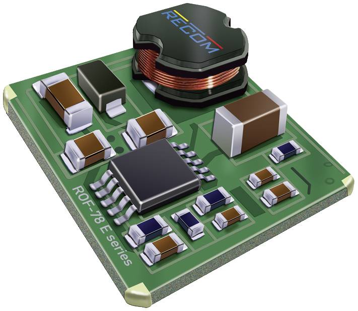 RECOM ROF-78E12-0.5SMDR DC/DC pretvarač 15 V/DC → 12 V 0,5 A 6 W