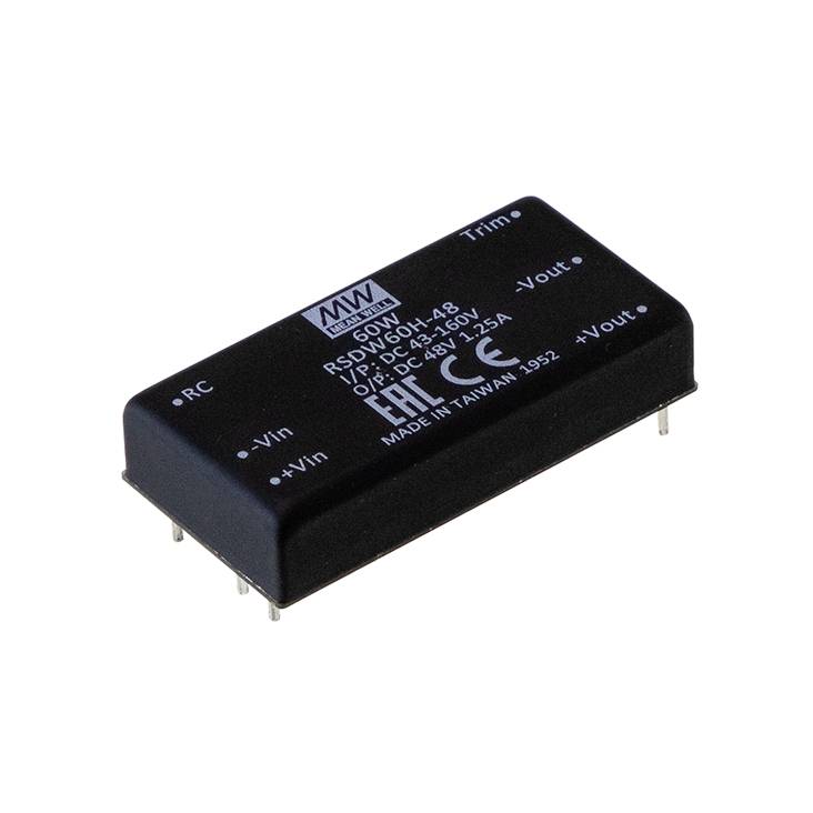 MEAN WELL RSDW60H-24 DC/DC pretvarač za štampanu ploču 40 V → 26,4 V/DC 2,5 A 60 W