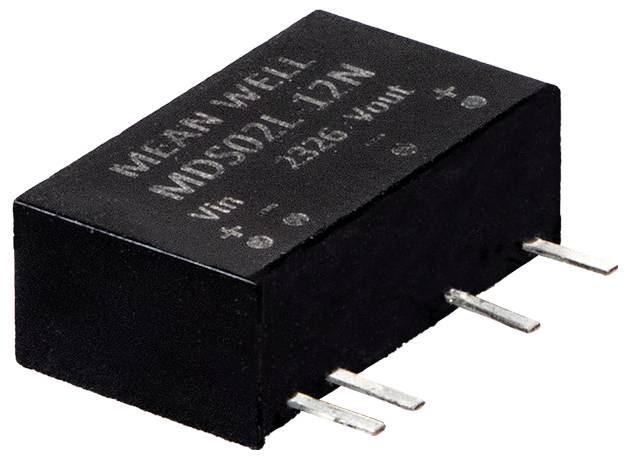MEAN WELL MDS02M-12N DC/DC pretvarač za štampanu ploču 12 V, 10,8 V/DC → 12 V 0,167 A 2 W