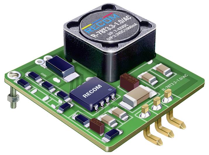 RECOM R-78T5.0-1.0/AC-TRAY DC/DC pretvarač, SMD 8 V/DC → 5 V 1 A 5 W