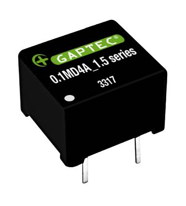 Gaptec 0.1MD4A_1.5U DC/DC pretvarač 4,5 V/DC → 5 V/DC 20 mA 0,1 W