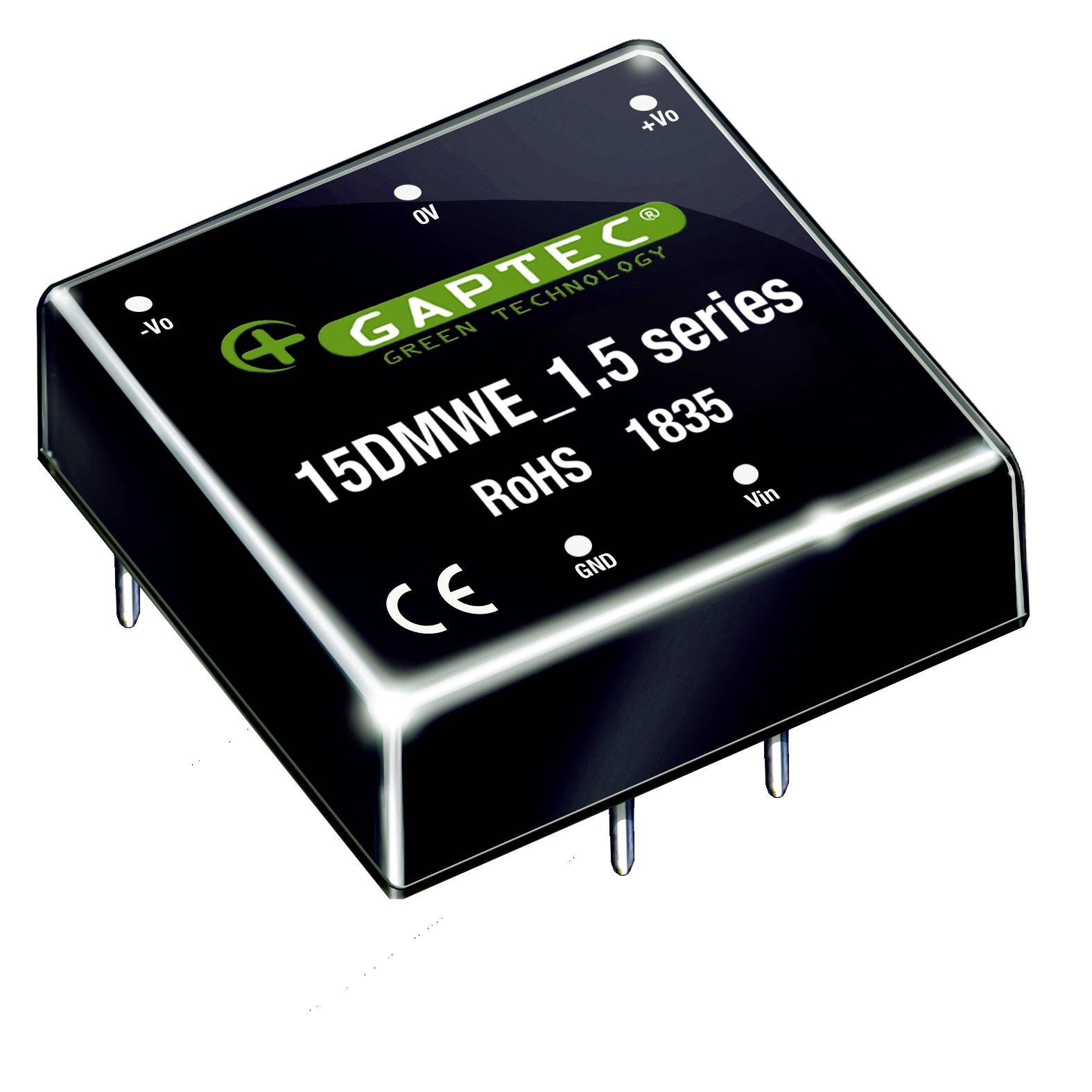 Gaptec 15DMWE_1.5 DC/DC pretvarač 9 V/DC → 12 V/DC 1,25 A 15 W