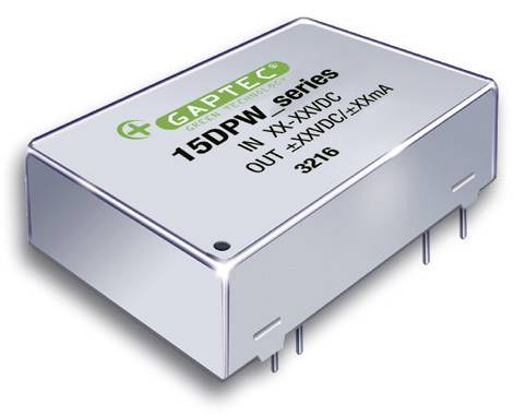 Gaptec 15DPW DC/DC pretvarač 36 V/DC → 12 V/DC 625 mA 15 W