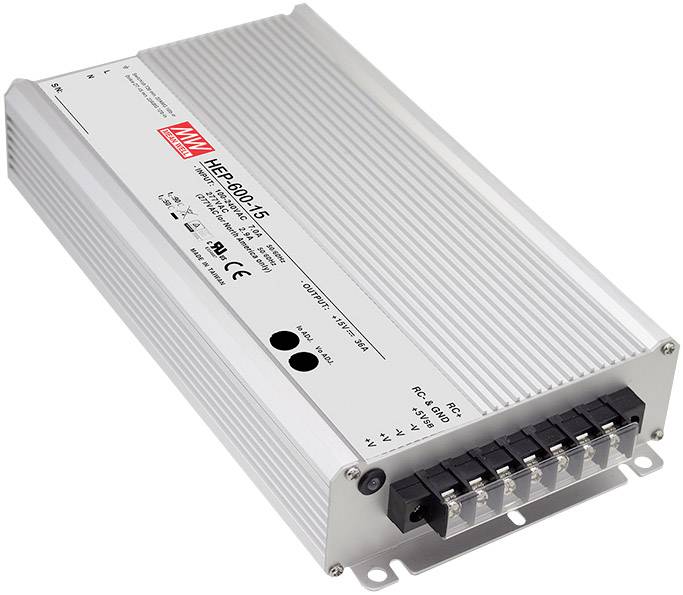 MEAN WELL HEP-600-15 prekidačko napajanje 90 V/AC → 15 V 1 x