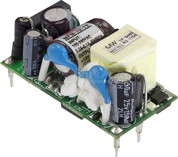 MEAN WELL MFM-10-5 AC/DC napajanje za štampanu ploču 80 V/AC → 5 V/DC 2 A