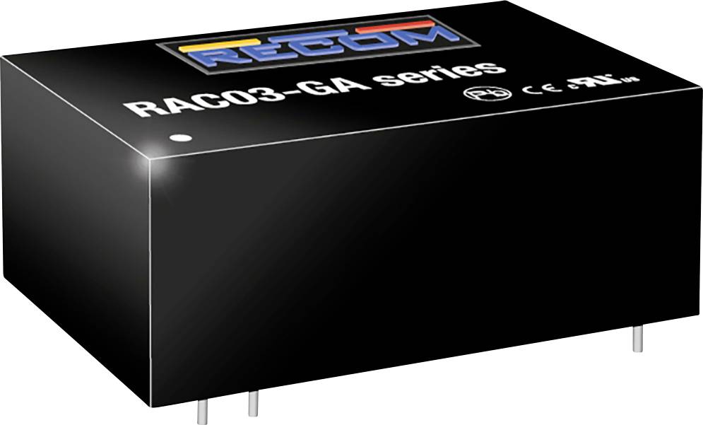 RECOM RAC03-3.3SGA AC/DC napajanje za štampanu ploču 3,3 V 3 W