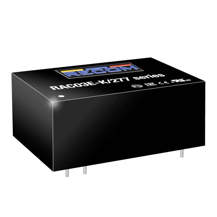 RECOM RAC03E-3.3SK/277 prekidačko napajanje 120 V/DC → 3,30 V 0,9 A