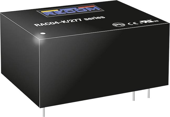 RECOM RAC04-3.3SK/277 prekidačko napajanje 110 V/DC → 3,30 V 1,2 A